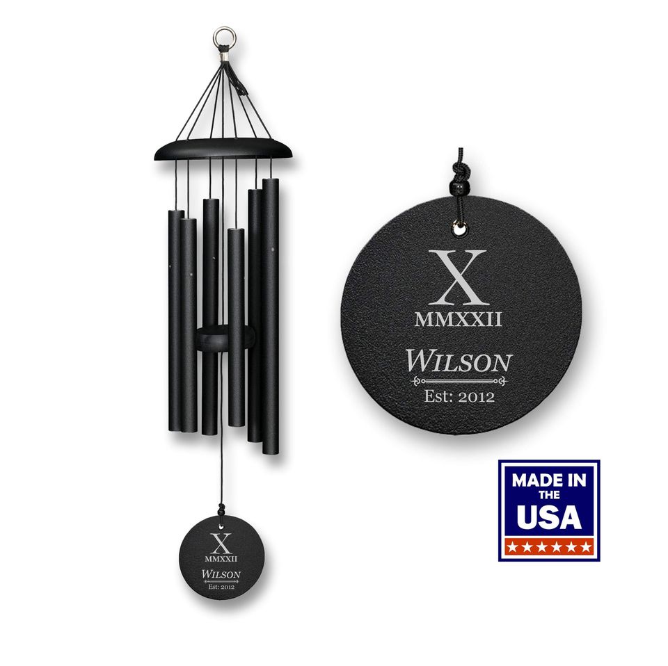 10 Year Anniversary Gift | Corinthian Bells Wind Chime | 10th Anniversary