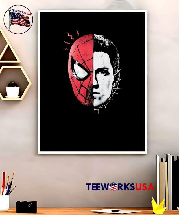 Spider-Man Split Face Tom Holland T-Shirt