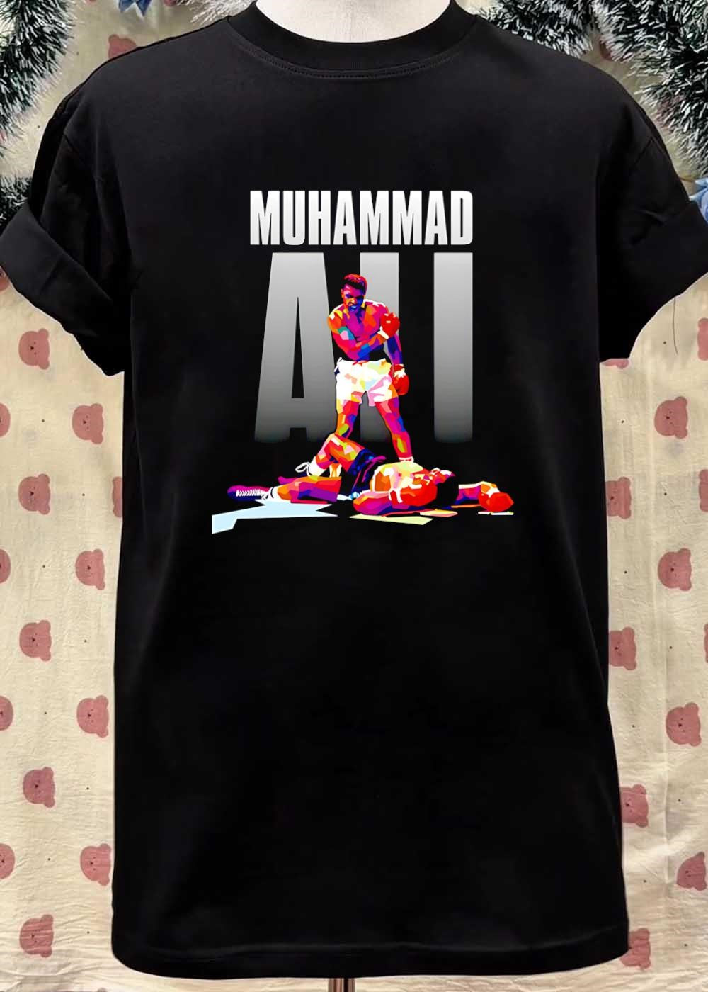 Legendary Boxer Standing Over Fallen Rival Muhammad Ali Sport Fan T-Shirt