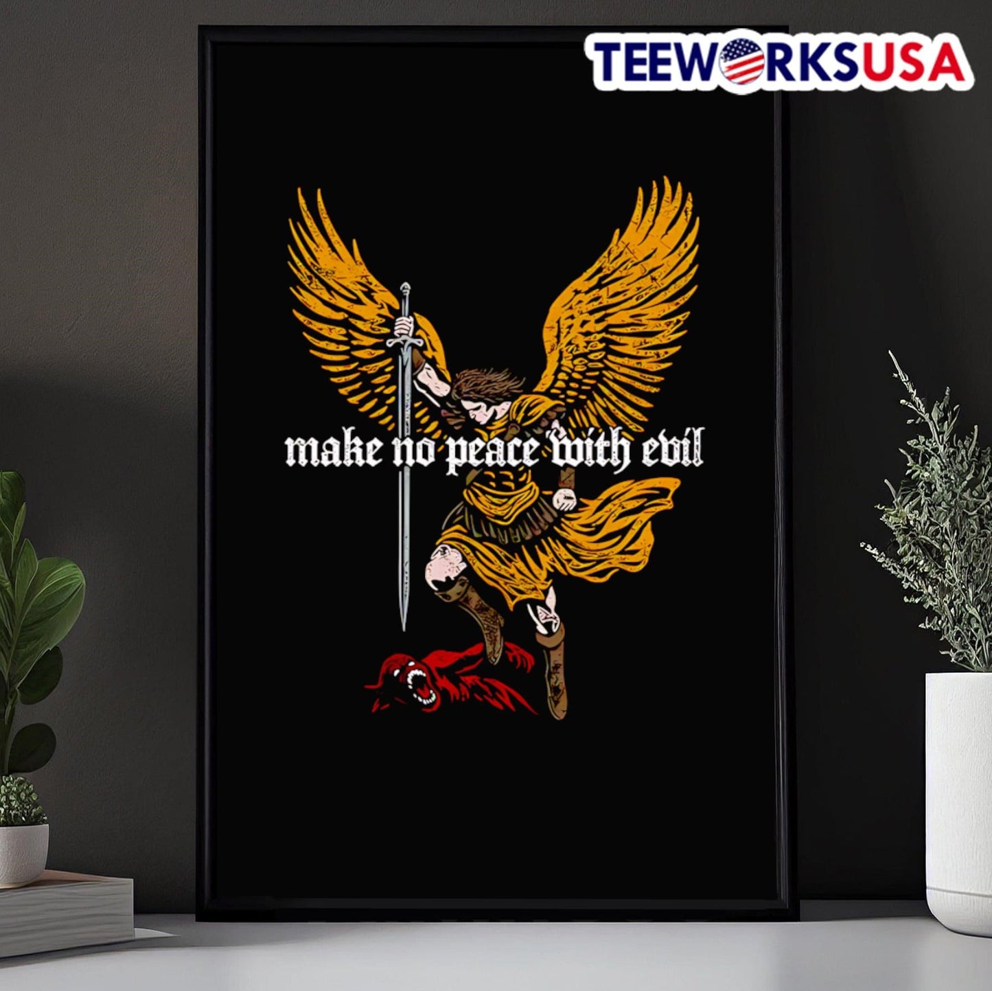 Make No Peace With Evil St. Michael The Archangel Shirt