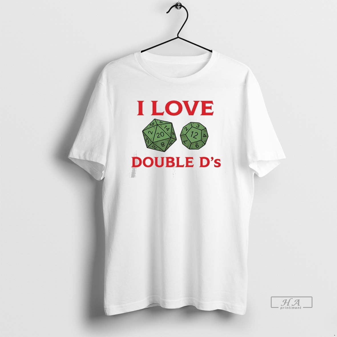 Official I Love Double Ds Dungeon And Dragons Dice