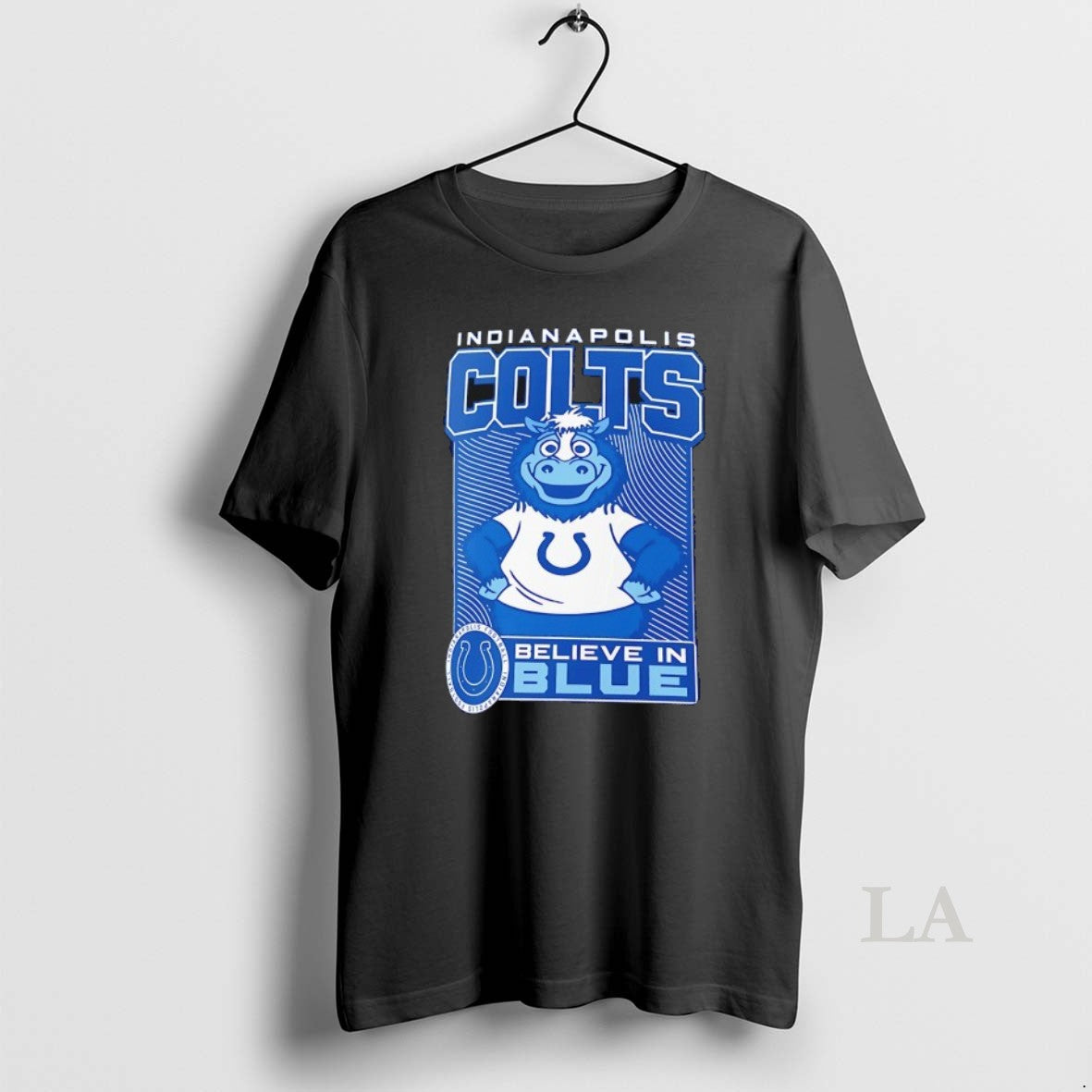 Original Indianapolis Colts Football Believe In Blue Mascot