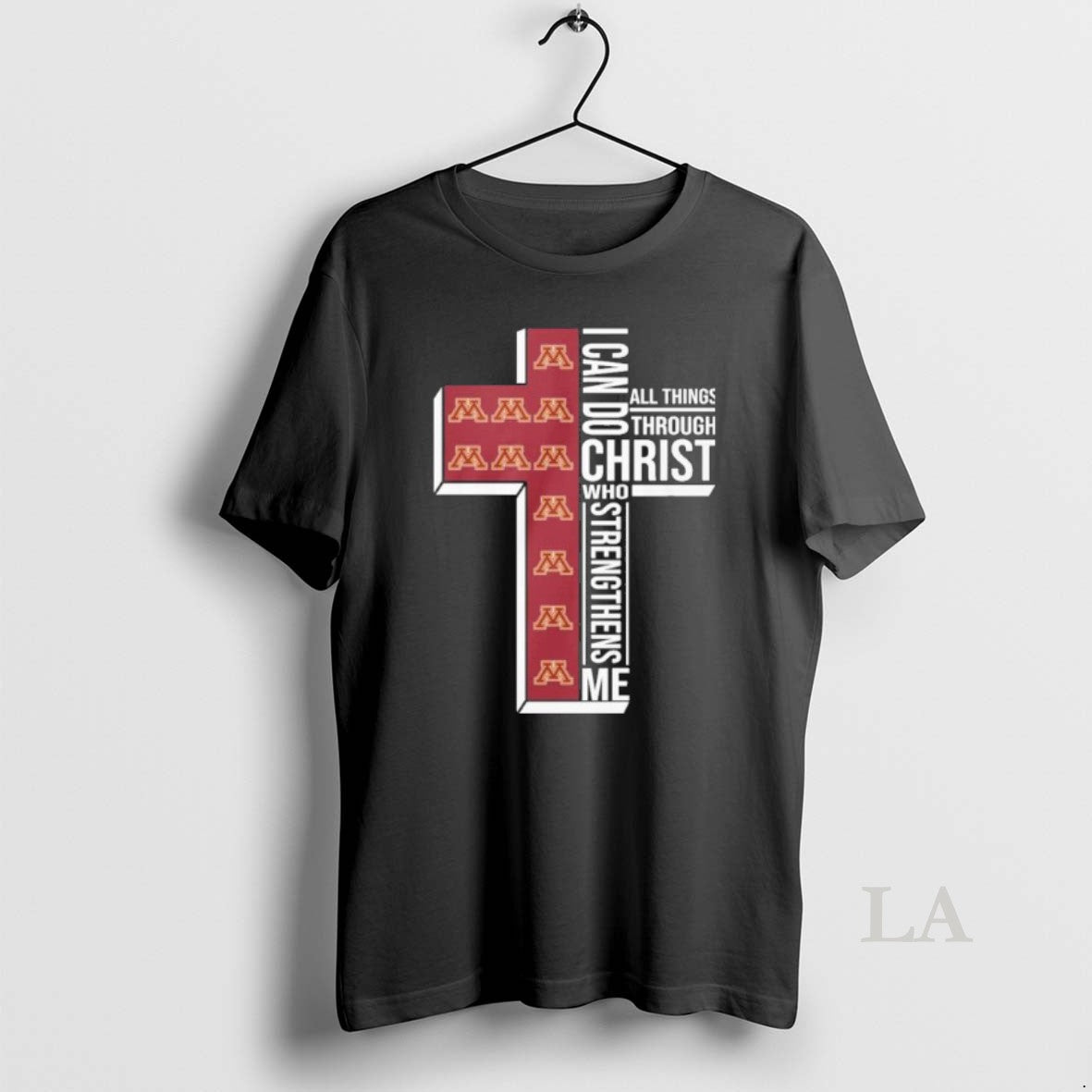 Original Minnesota Basketball Logo I Can Do All Things Through Christ Who Strengthens Me