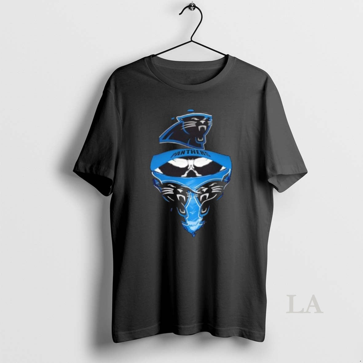 Original Outlaw Skull Gang Wearing A Cap X Carolina Panthers