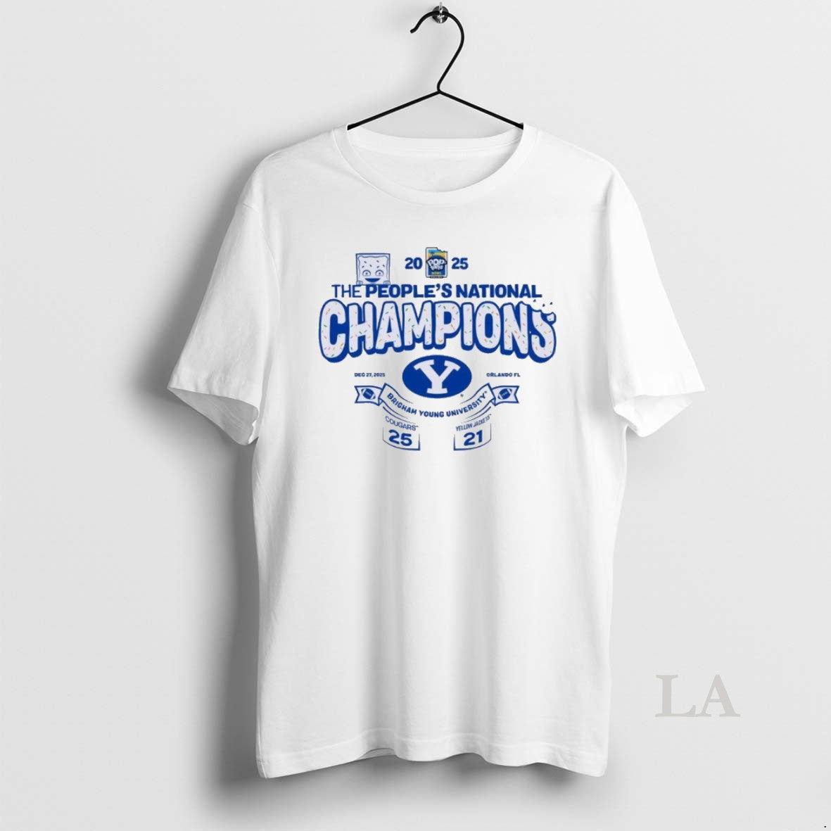 Original The Peoples National Champions Pop Tarts Bowl Byu Cougars Score