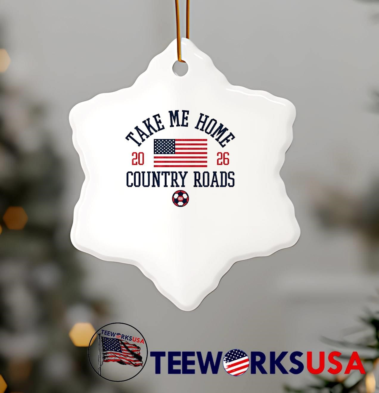 Take Me Home Country Roads 2026 USA soccer shirt