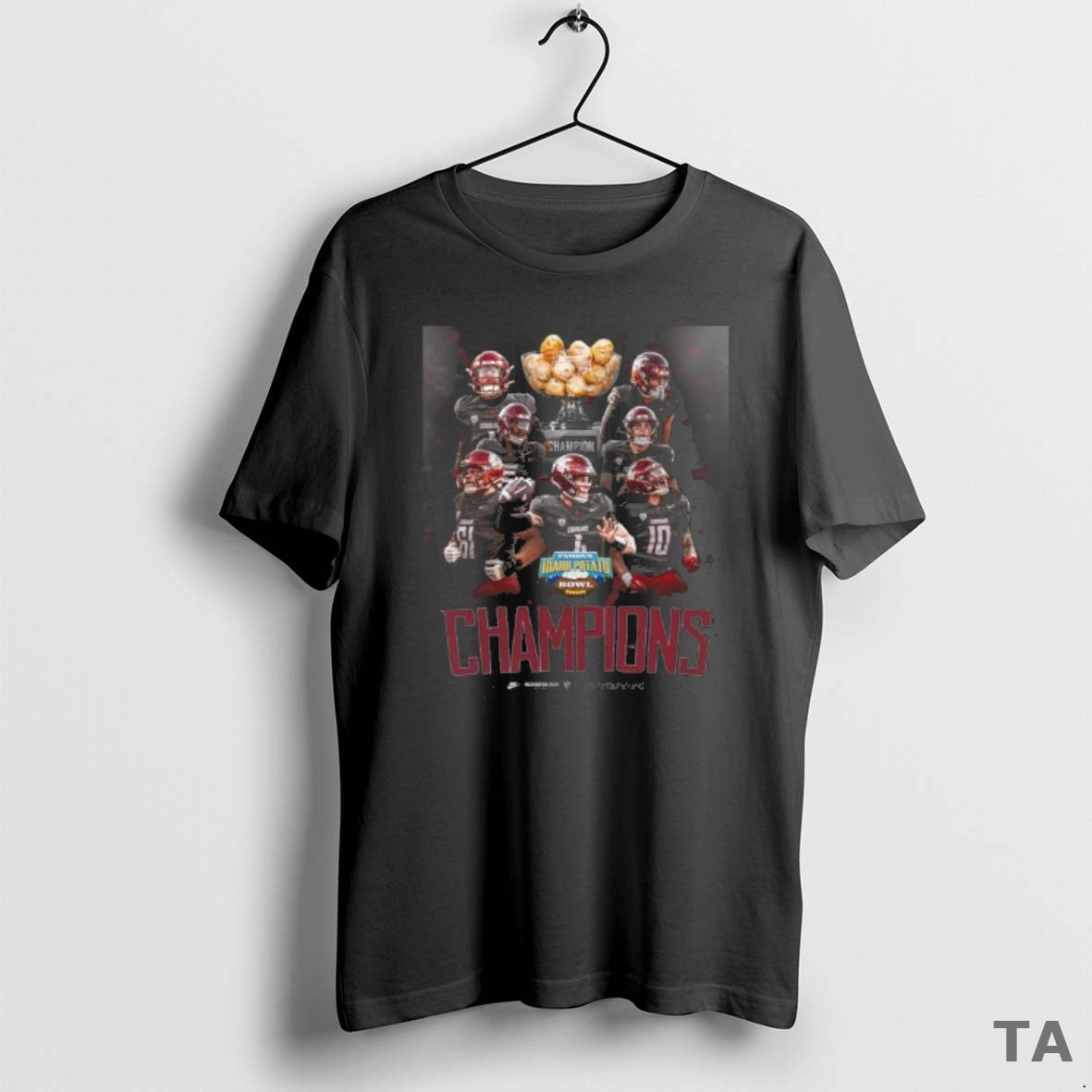 Top Washington State Cougars Team 2025 Idaho Potato Bowl Champions T Shirt Sweater