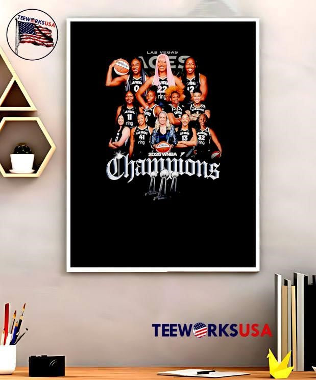 WNBA Champions 2025 Las Vegas Aces shirt