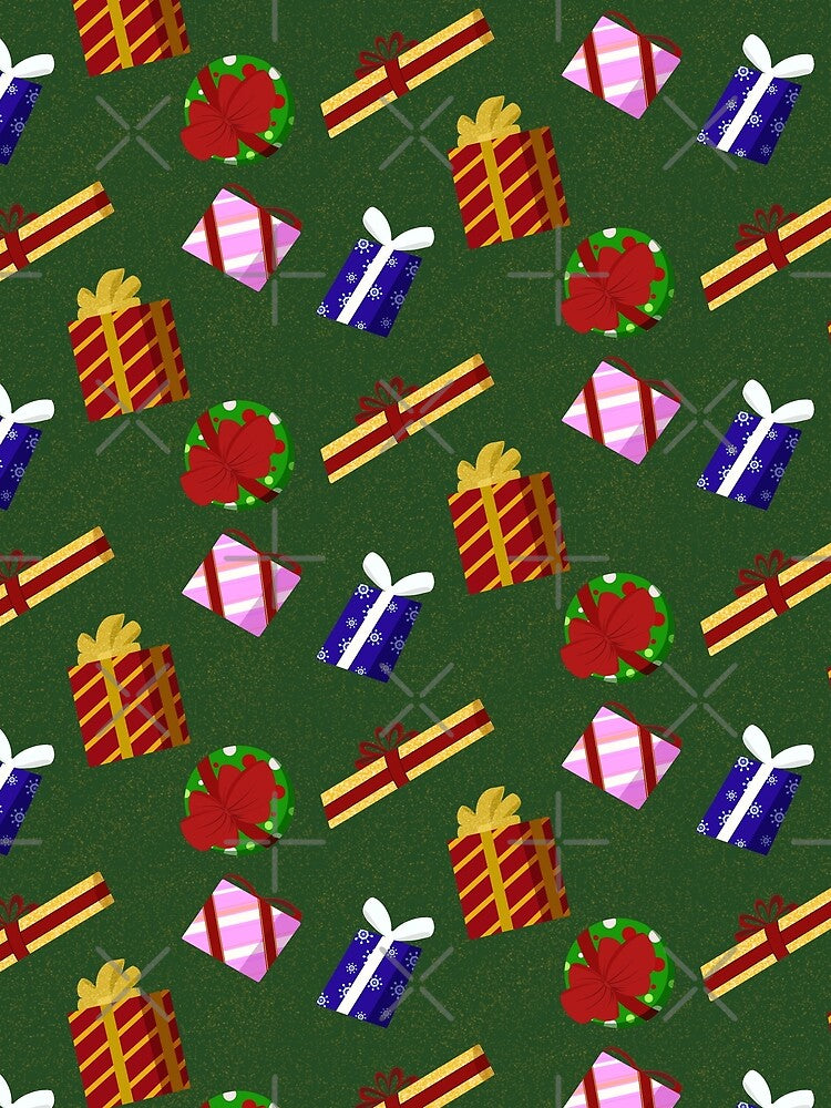 Christmas Presents Pattern by KiyaSketches