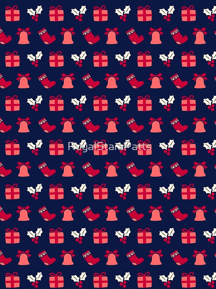 Brown Bells Merry Christmas Holiday Pattern - Anniversary Gifts by RoyalStarsPatts