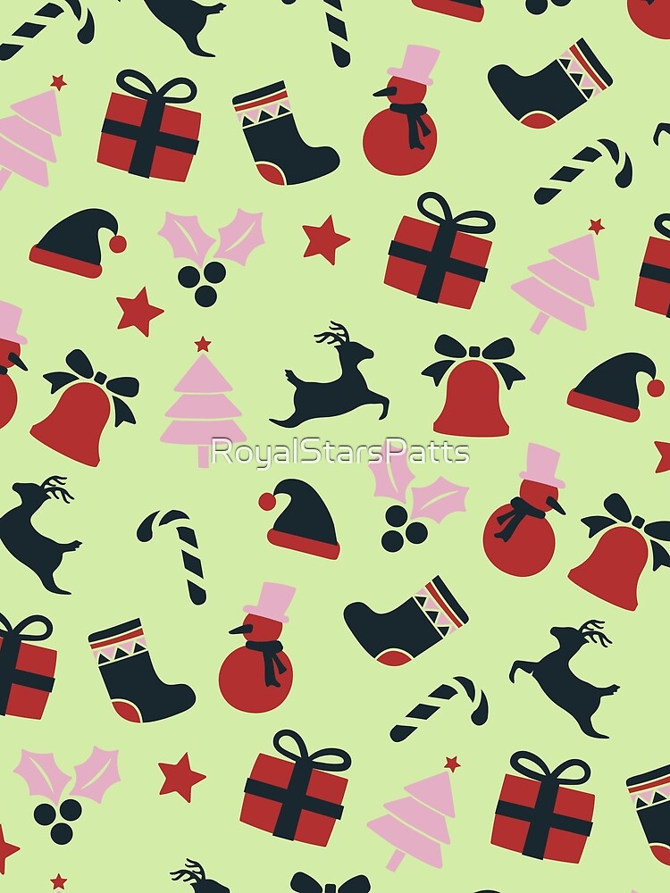 Beautiful Ornaments Winter Merry Christmas Holiday Pattern - Retirement Gifts by RoyalStarsPatts