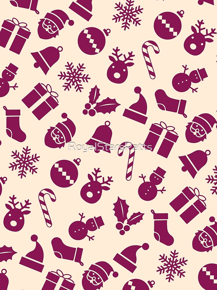 Cute Tree Funny Christmas Xmas Pattern - Birthday Gifts For Him by RoyalStarsPatts