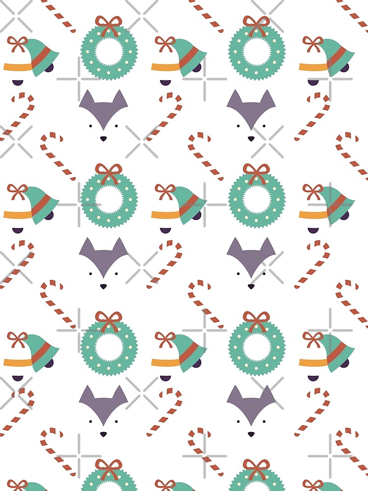 Winter Wreath Friends by In Linear