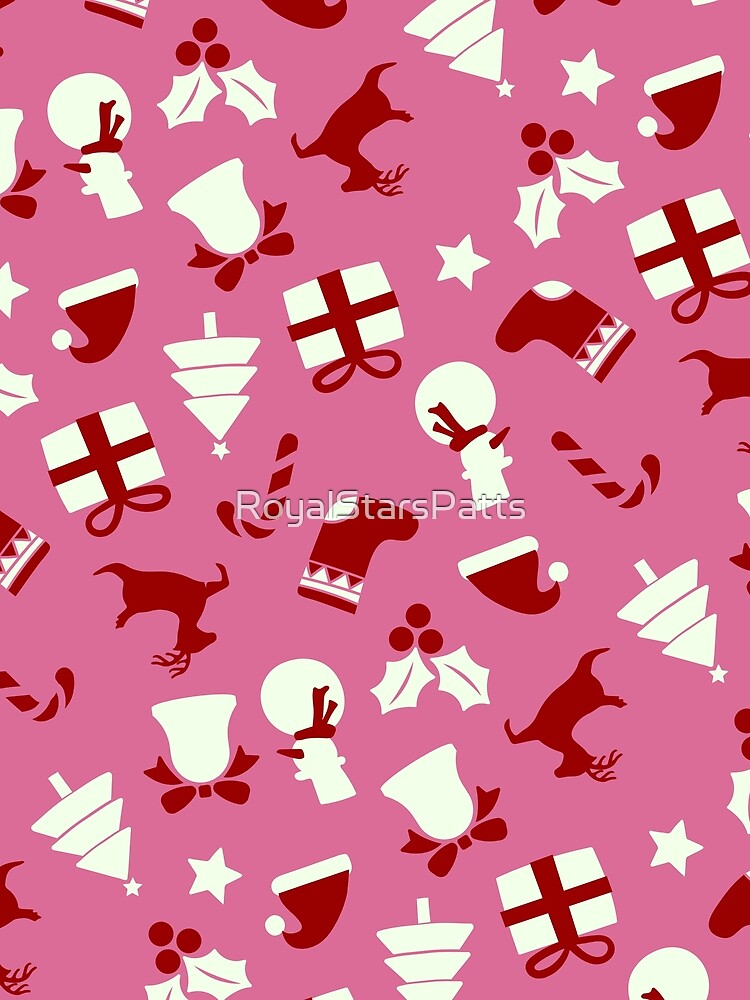 Bold Candy Bells Happy Holiday Xmas Pattern - Valentine Gifts For wife by RoyalStarsPatts