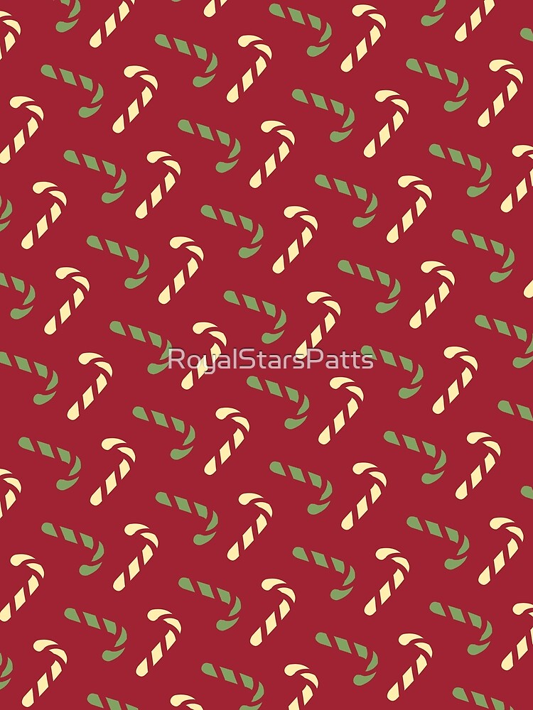 Cute Reindeer Happy Holiday Christmas Candy Pattern - Personal Gifts by RoyalStarsPatts