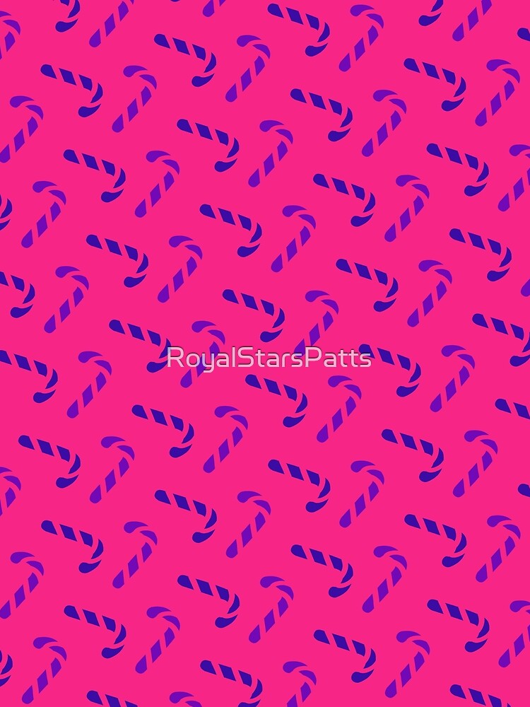 Pink Reindeer Merry Christmas Holiday Candy Pattern - Birthday Gift Ideas by RoyalStarsPatts