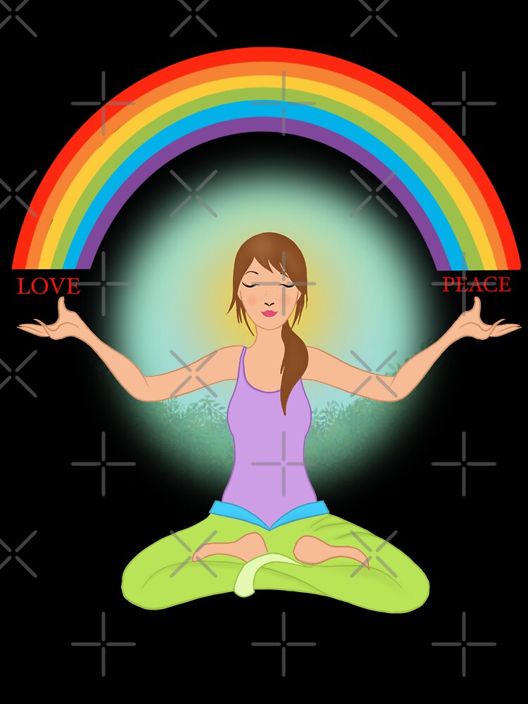 Love, peace and meditation by ArtisticInks