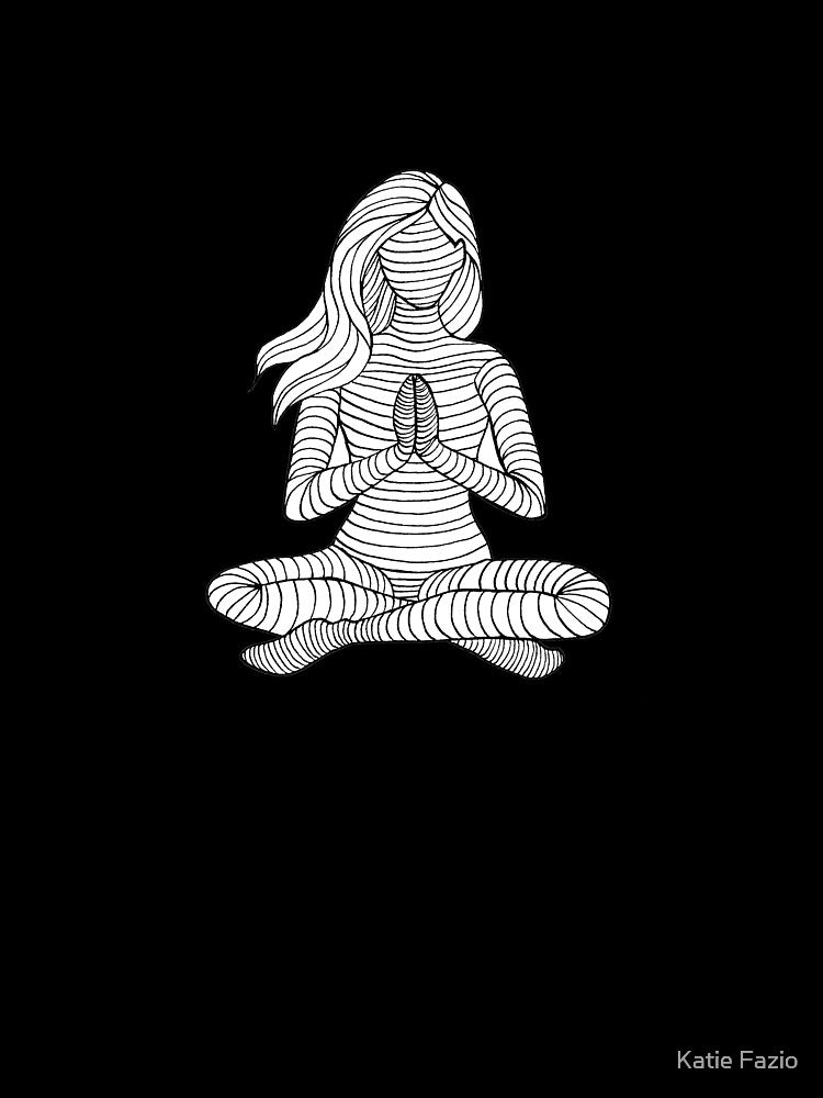 Yoga Girl - Namaste 1 by Katie Fazio