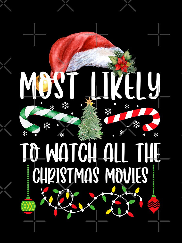 Funny Vintage Santa Quote: Most Likely Family Christmas Design by Creatiforge