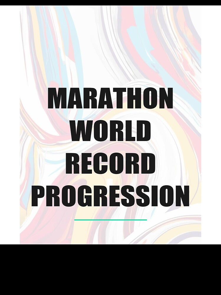 Marathon World Record Progression by WeAllFeltThat