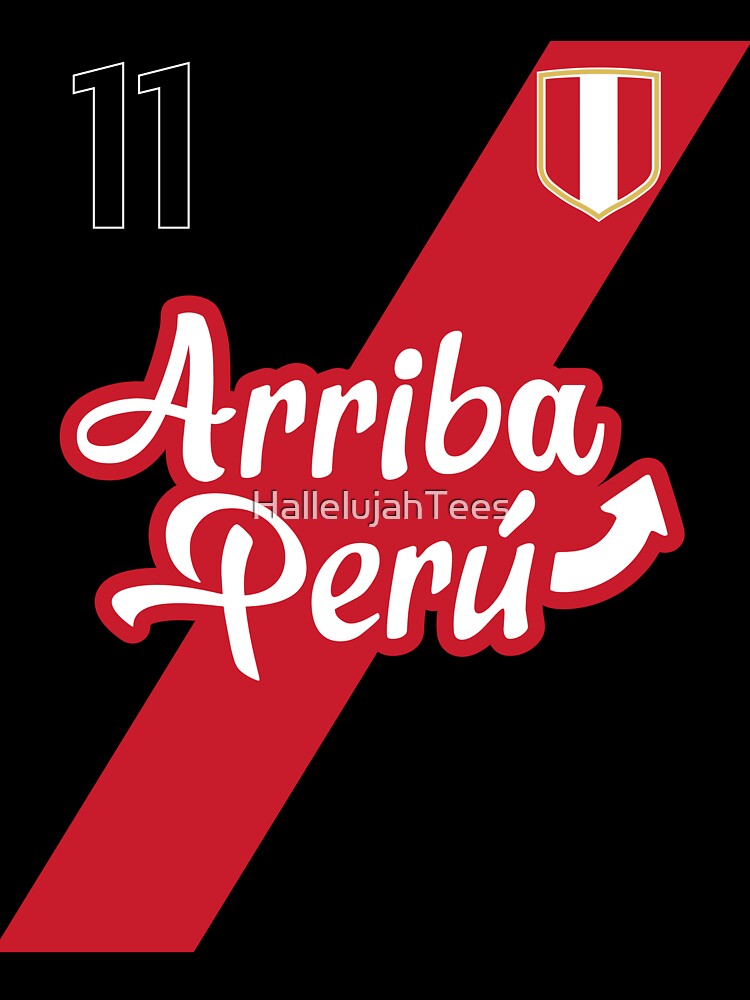 Retro Arriba Peru Soccer Jersey 11 Peruvian Futbol Gift Tee Jersey Peruvian Fanatic Gift Retro Peruvian Gift Vintage Peru Shirt Peru Llama Cusco Gift Idea by HallelujahTees