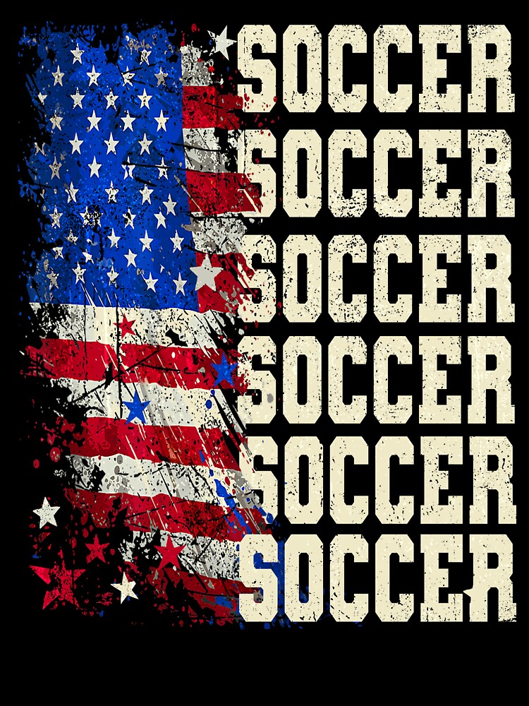 Soccer Vintage Grey Flag Coach Boy Youth by schoolofbullies