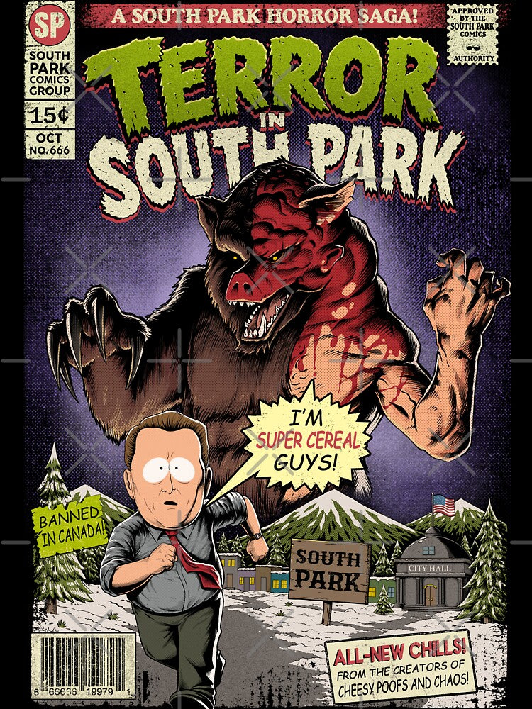 MANBEARPIG Vintage Horror Comic by Dmitrii Legoshin