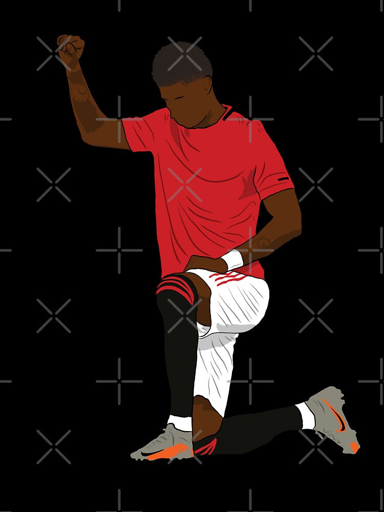 Marcus Rashford Kneeling Fist by Hevding