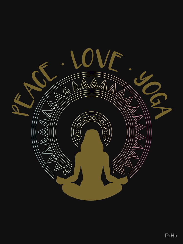 Yoga love peace by PrHa