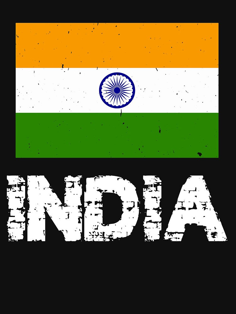 India National Pride Indian Flag Design by AllStarMerch