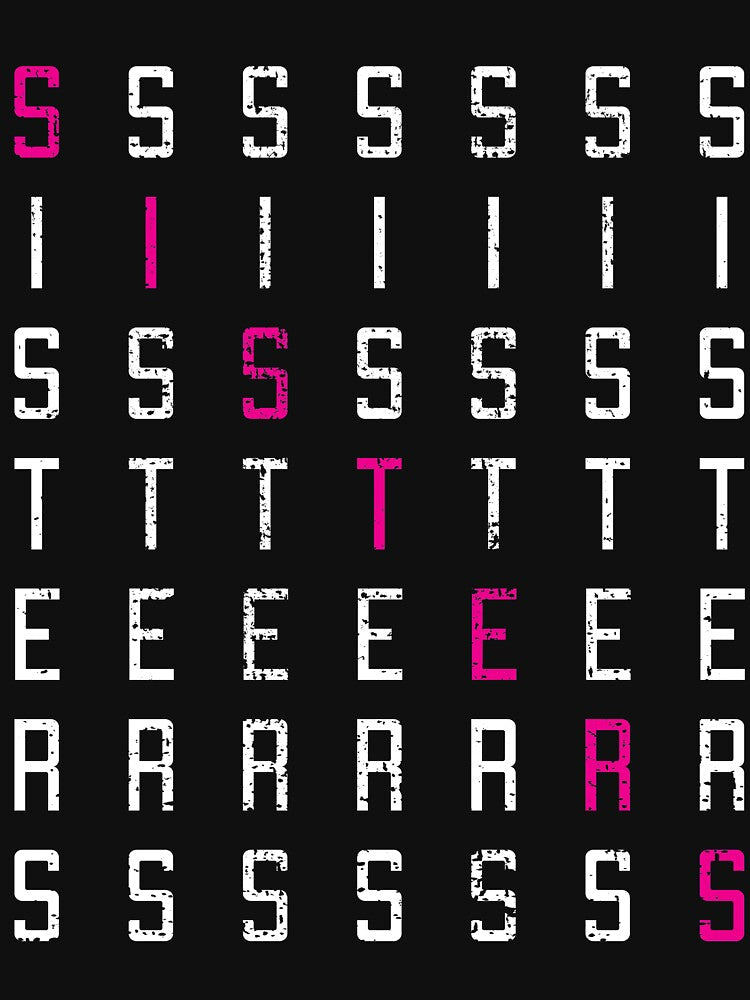 Sister Crossword Sister Family Reunion Party by 4tomic