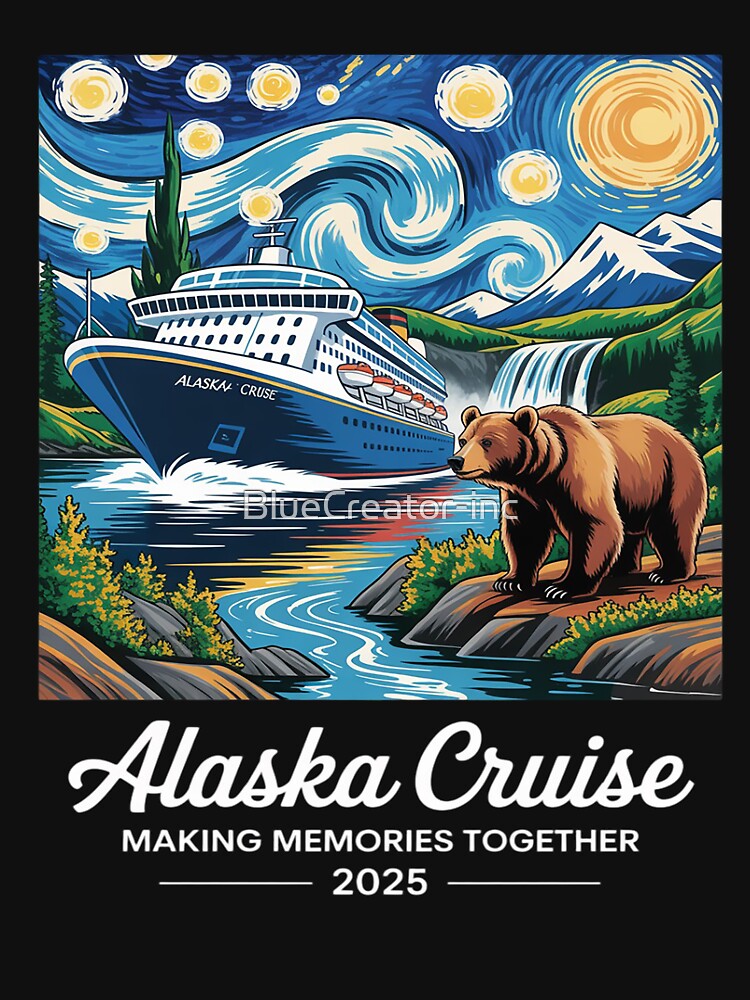Matching Family Friends and Group Alaskan Alaska Cruise 2025 by BlueCreator-inc