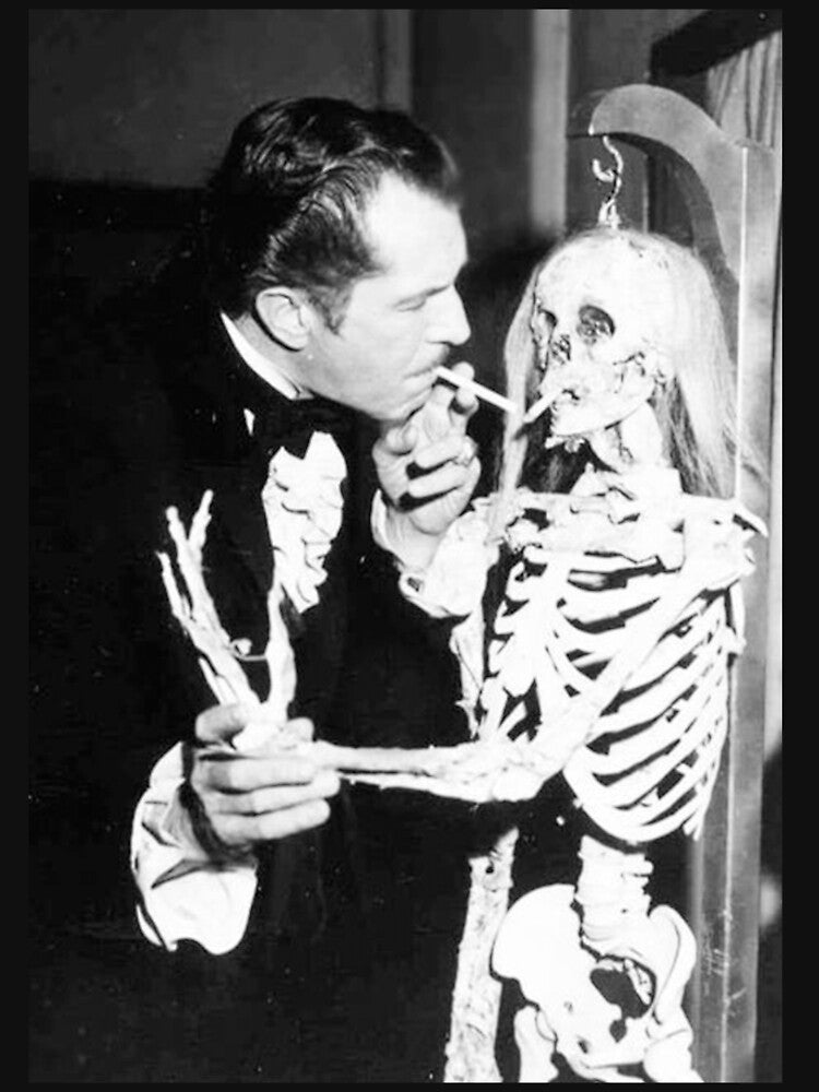 Vincent Price with bones smoke by masinibobus