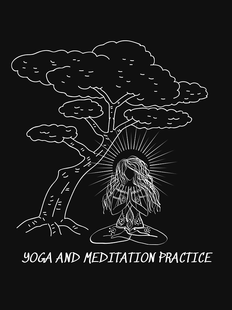 Yoga and meditation practice design by LapuniStore