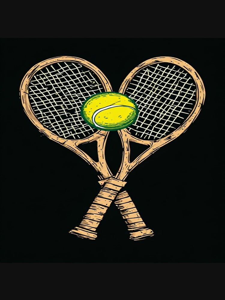 Vintage Tennis Racket Aesthetic by NDstudio