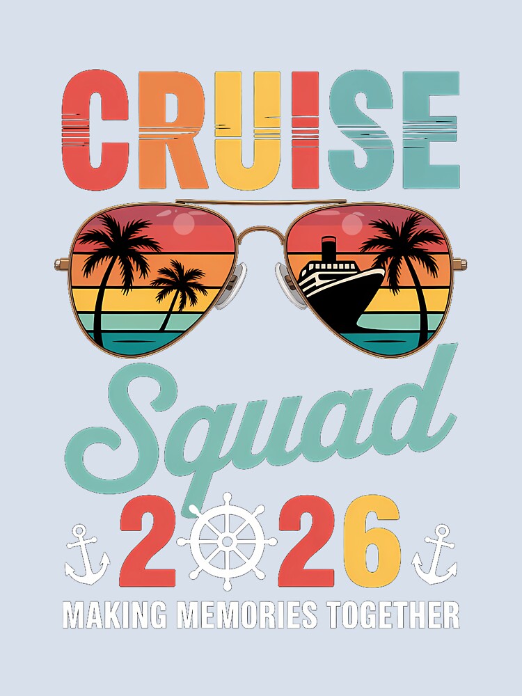 Cruise Squad 2026 Summer Vacation Matching Family Cruise by IdunayaStore