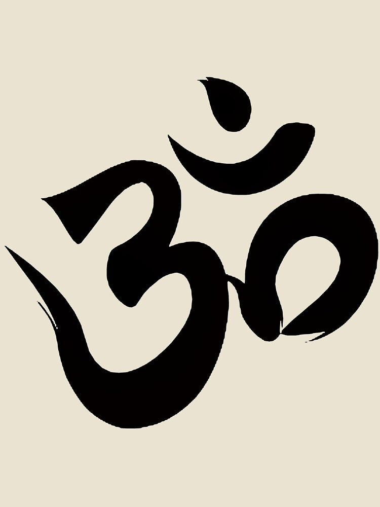 OM Spiritual Meditation Calligraphy by swatiCreati0n