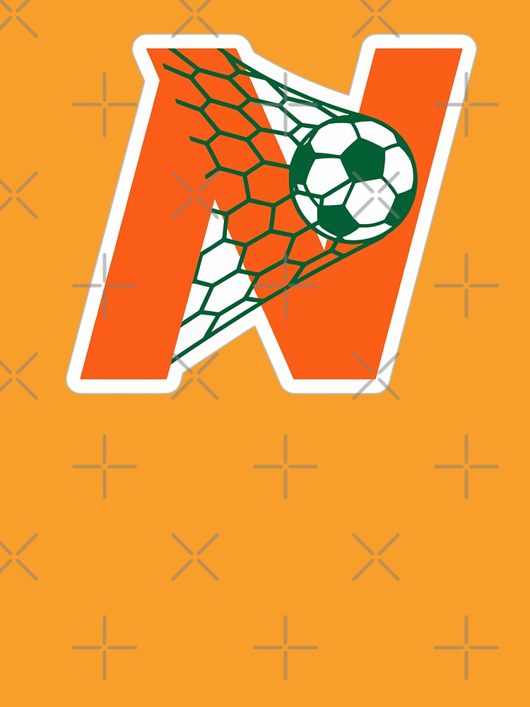 Back of the Net Football Monogram N Goal Style by xmoudx