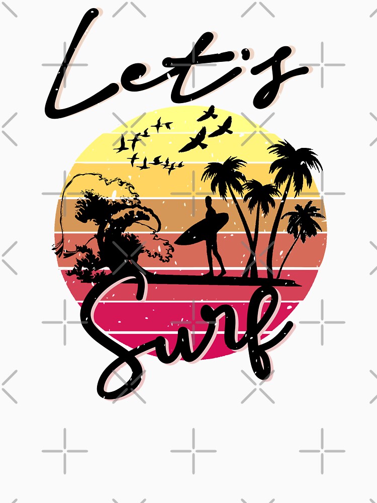 Let s surf - Vintage beach summer vibe by Soul ArtLove