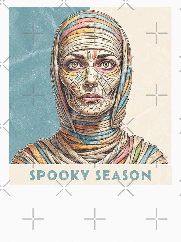 Spooky Season: Vintage Mummy Horror Art by bdberto12