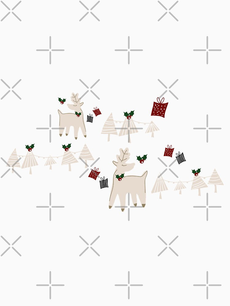 Cute Christmas Reindeer White by susycosta