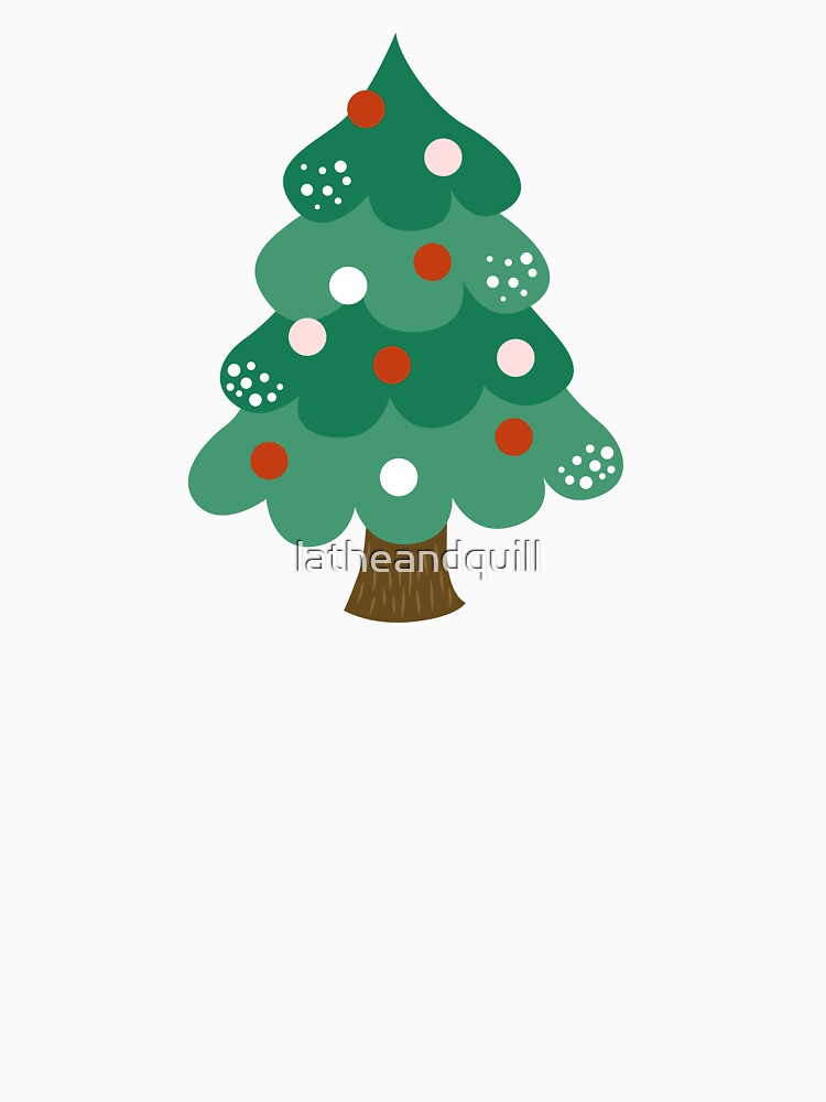 Cute Holiday Tree Pattern by latheandquill