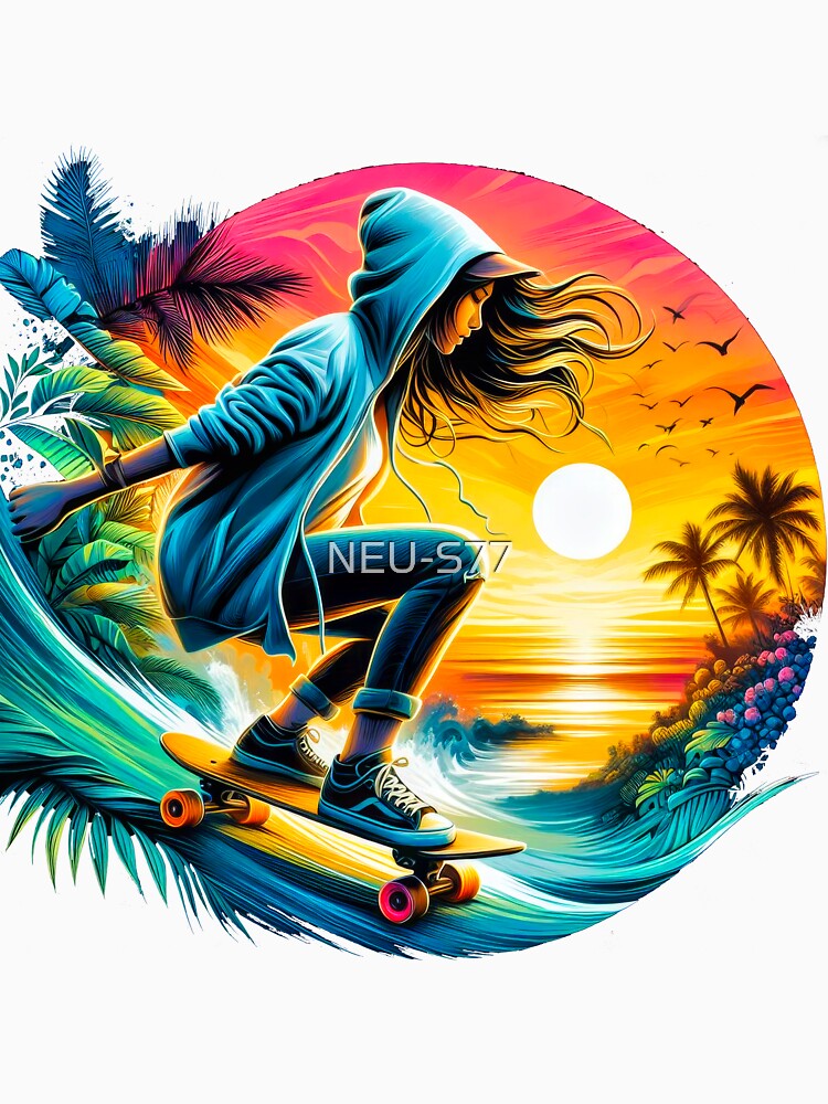 Skater Girl by NEUMANN ArtWear Boutique