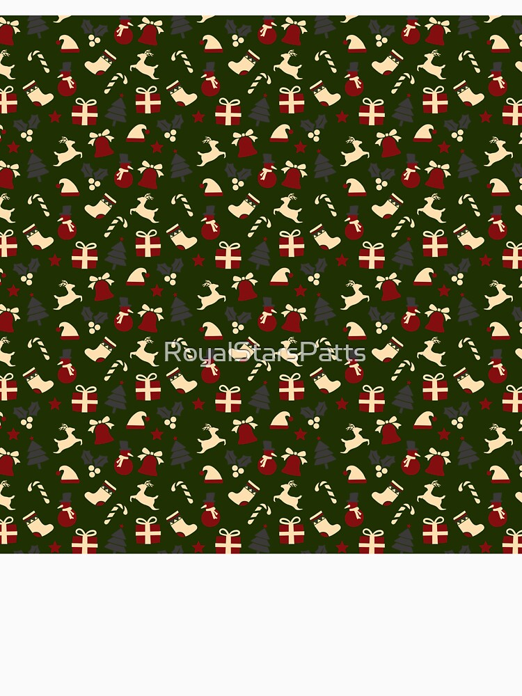Beautiful Elf Reindeer Merry Christmas Xmas Pattern - Christmas Gifts For Husband by RoyalStarsPatts