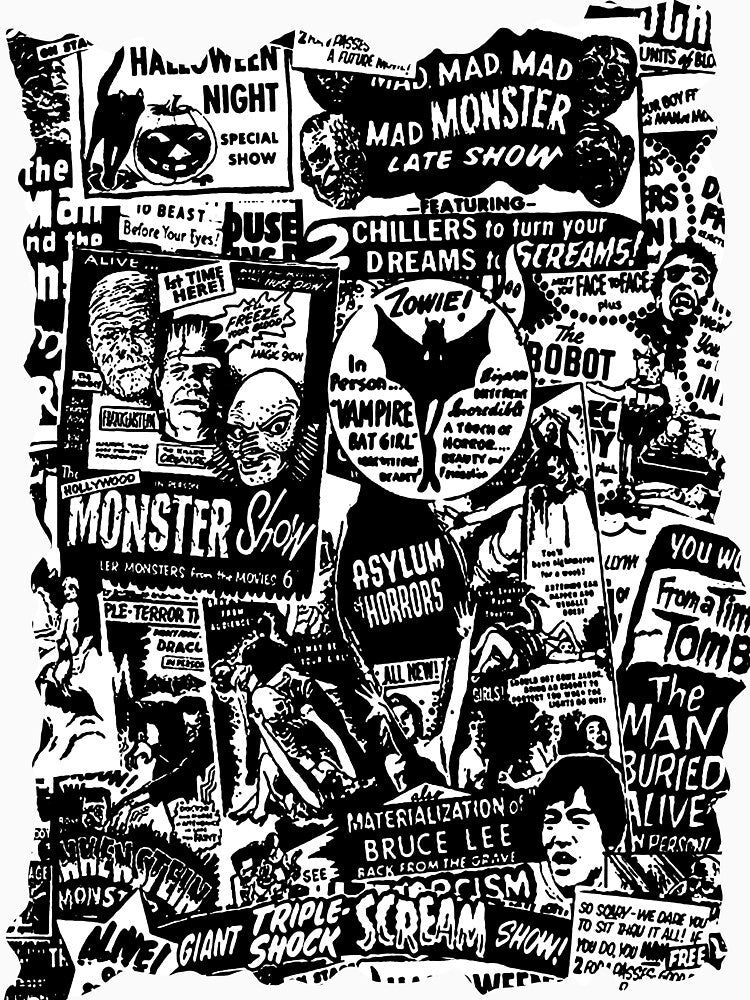 Horror Ad Collage by Scott Banks