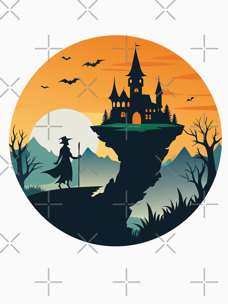 Haunted hill in Halloween by AdelieMart