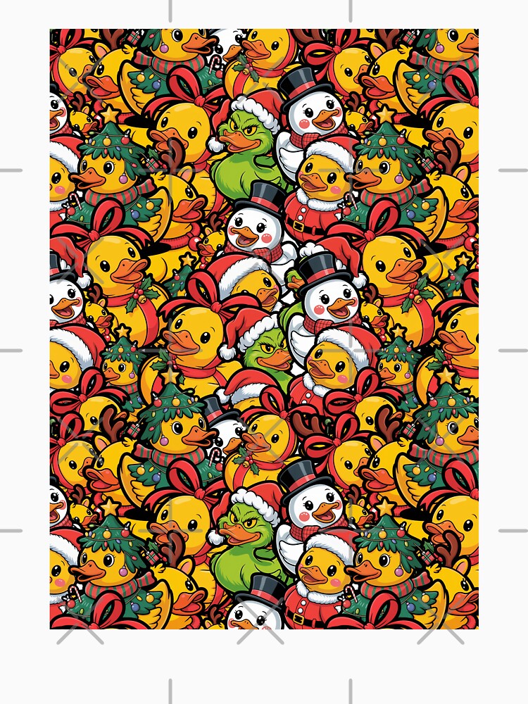 Cute Christmas Rubber Duck Pattern by MonkiFlipp