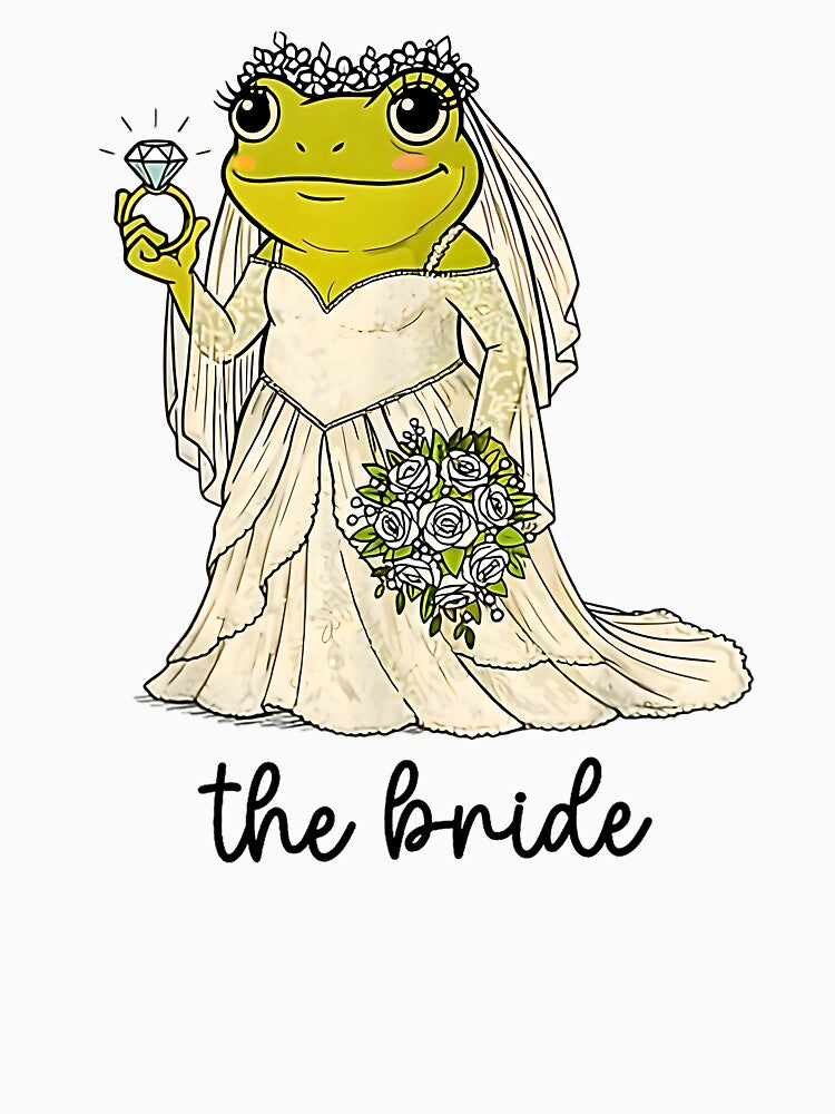 Retro Frog Bridesmaid Bachelorette Party Wedding Squad Funny by FerminVigo