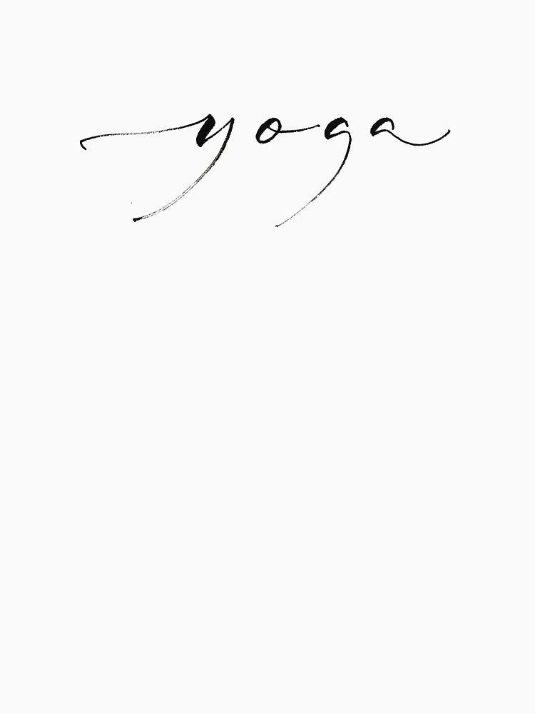 Yoga Word I Handwritten I Calligraphy I Word by GreenStem