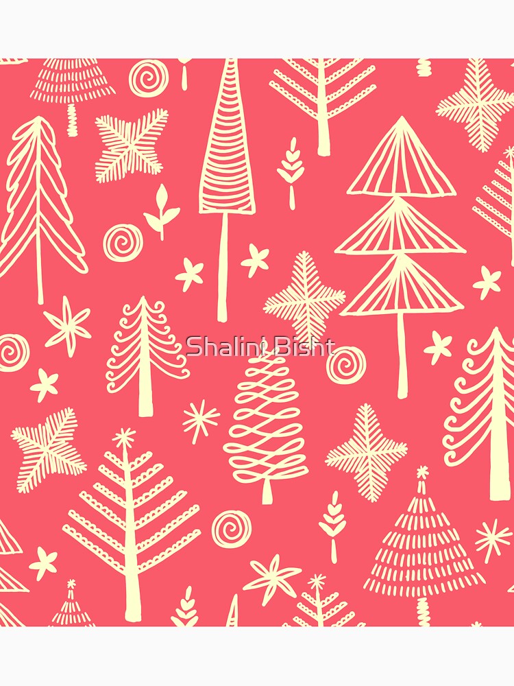 Christmas Doodle Pattern by Shalini Bisht